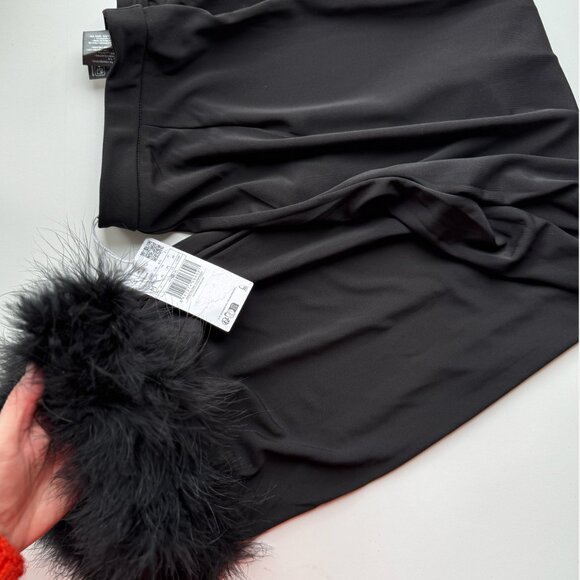 Feather Trim Crop Pants - Picture 7 of 7